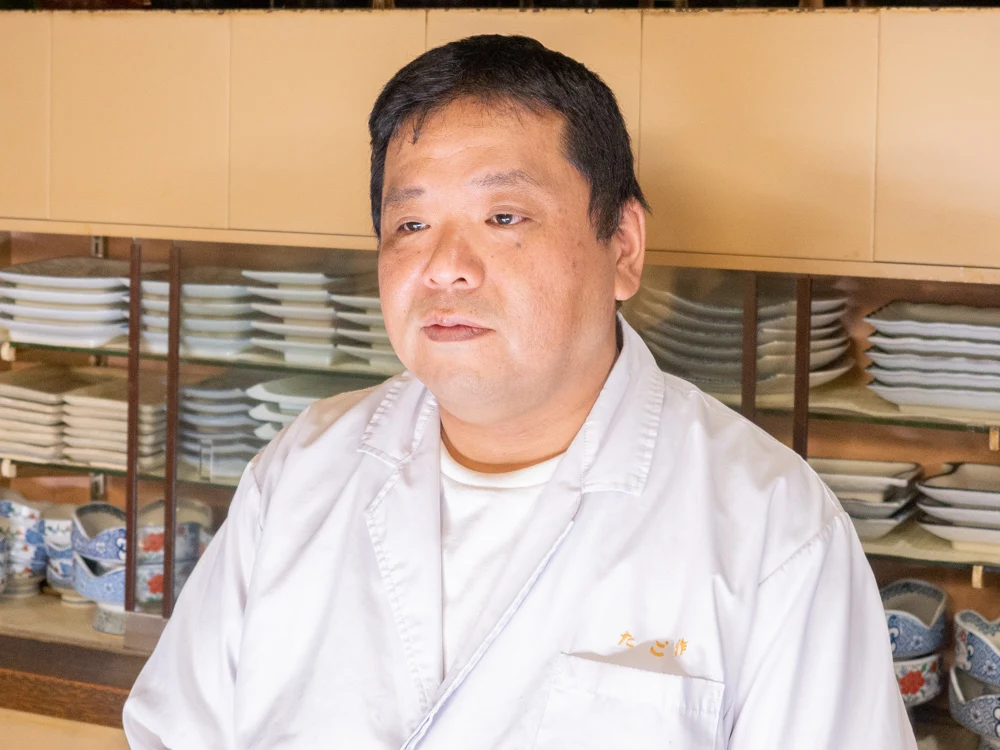 たご作:大将の千地岩 昌 さん