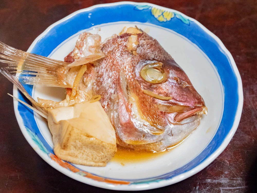 たご作:ランチ(和)のタイのあら煮