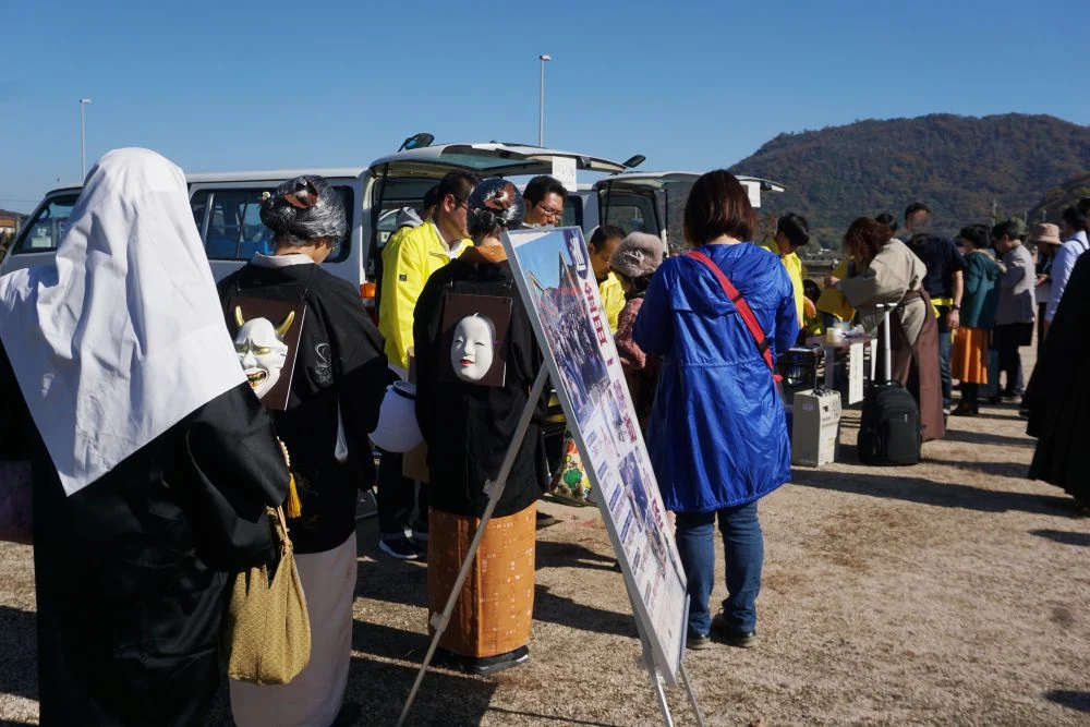 コスプレイベント1000人の金田一耕助 受付のようす