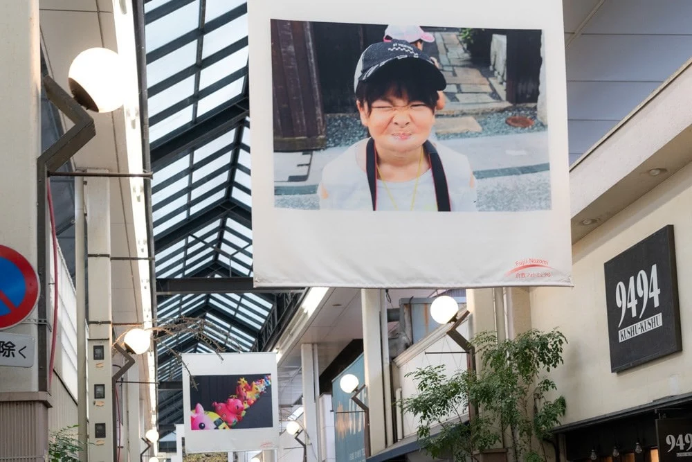 倉敷フォトミュラル 商店街展示