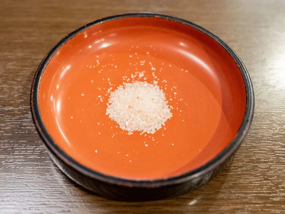 すぎ茶屋:上天ざるうどんの天ぷら塩