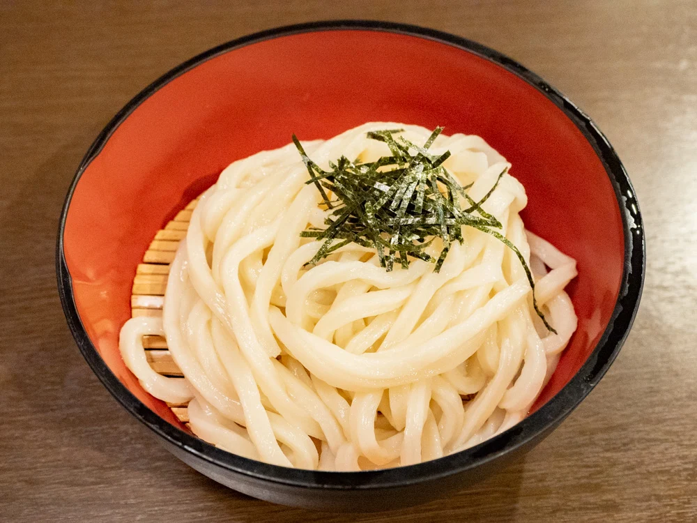 すぎ茶屋:上天ざるうどんの麺