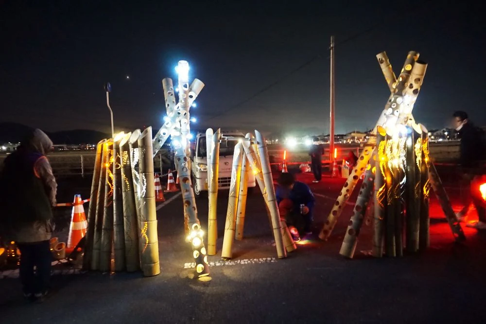 復興阿吽祭2019 竹あかり