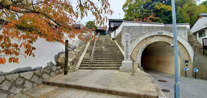 観龍寺へ向かう