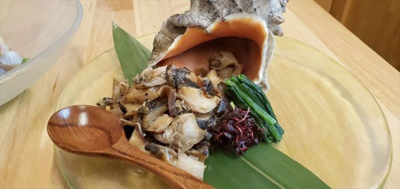 西貝のバター醤油炒め