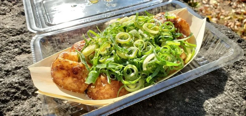 たこ焼きにネギとゴマ油はありです