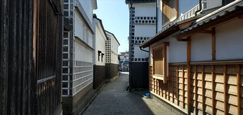 美観地区は路地がいいですね