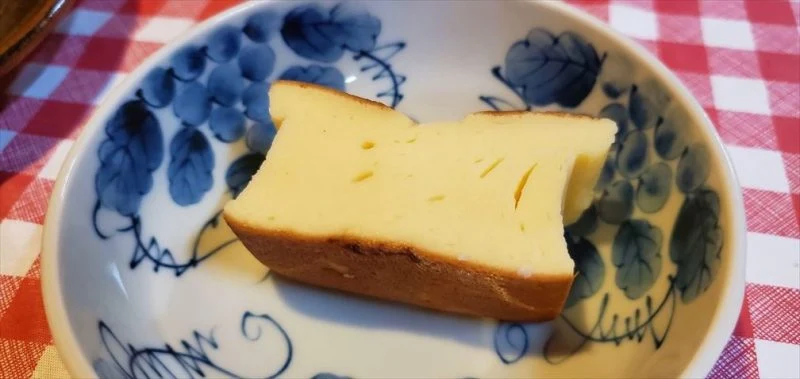 おでん前のカステラ