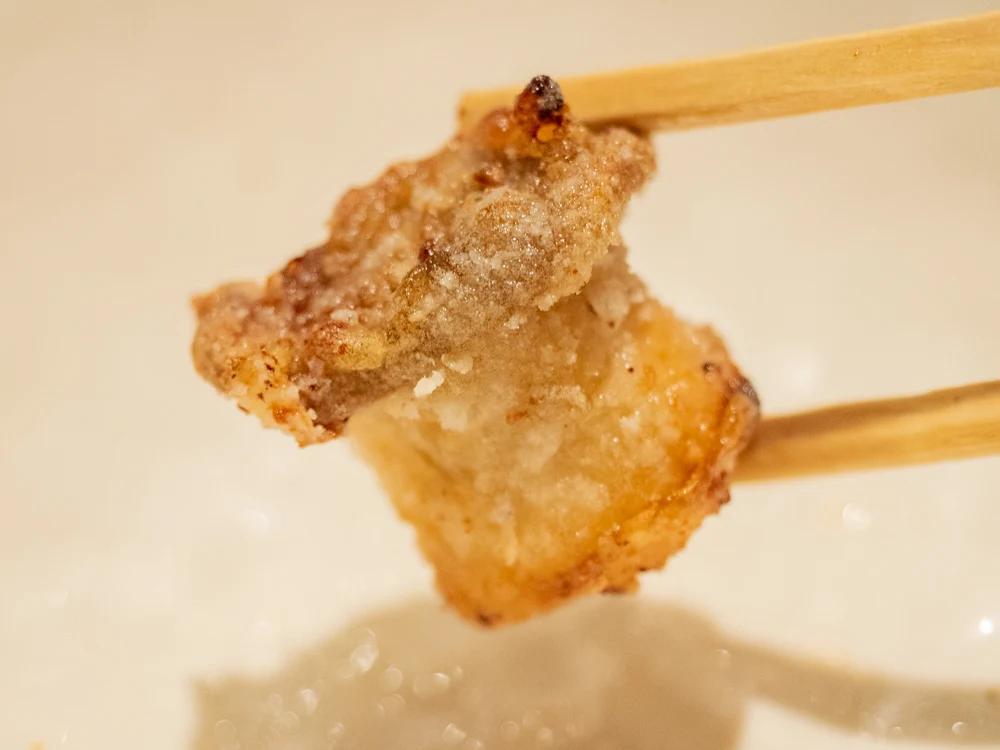 お肉バー ま、いっか:エリンギのから揚げ
