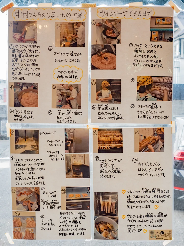 中村さんちのうまいもの工房:ウィンナーができるまで