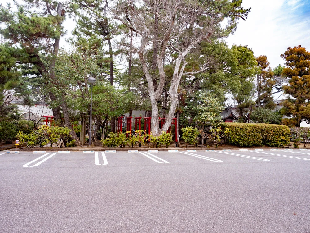 城山稲荷神社の鎮座地