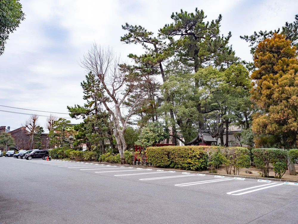 城山稲荷神社の鎮座地