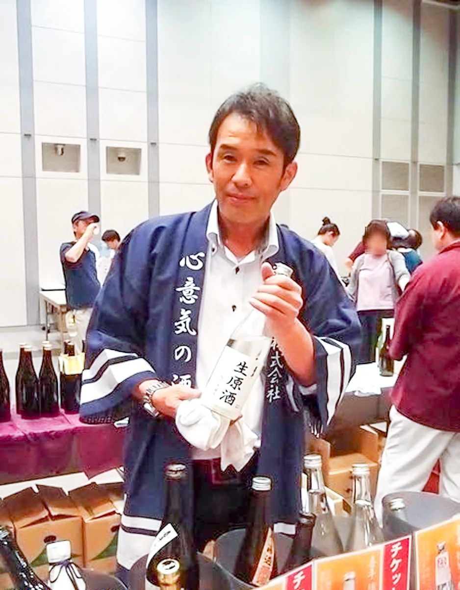 平喜酒造:営業部長の本荘 正さん