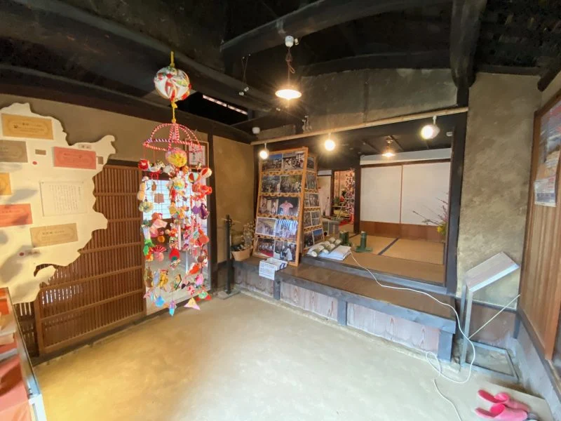 横溝正史疎開宅の土間