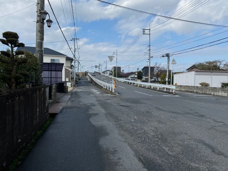 清音駅からの順路 金田一