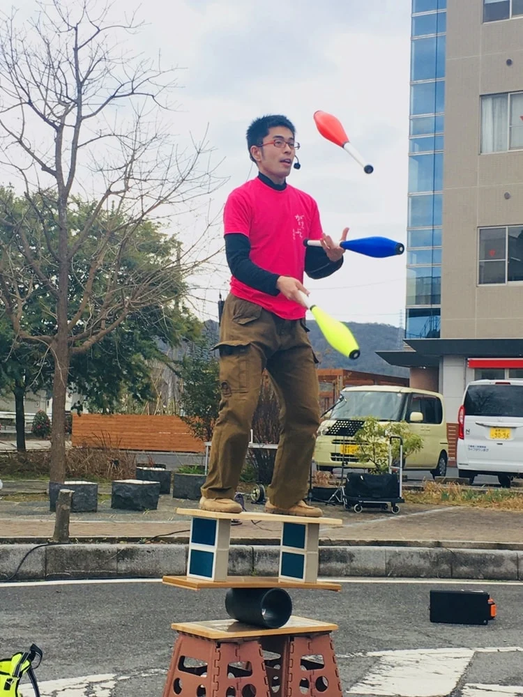 【福幸祭】とちもちさんによる大道芸