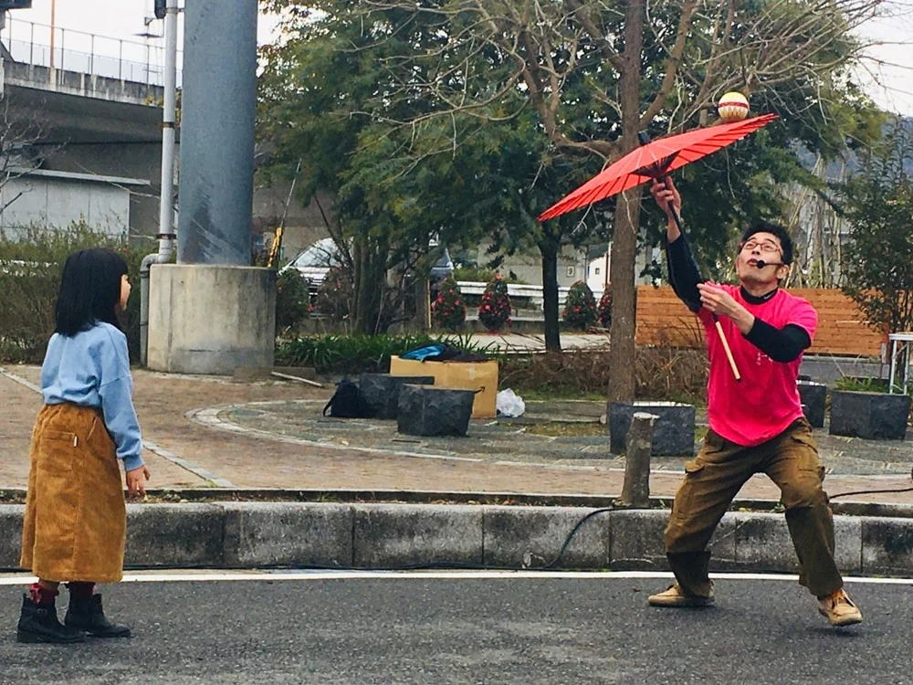 【福幸祭】とちもちさんによる大道芸