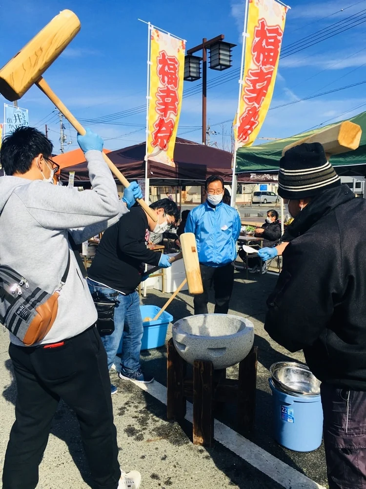 【福幸祭】餅つき