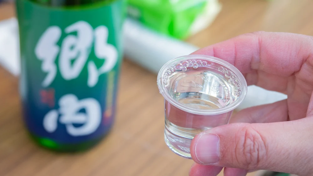 熊屋酒造 令和二年伊七新酒まつり:郷内の試飲