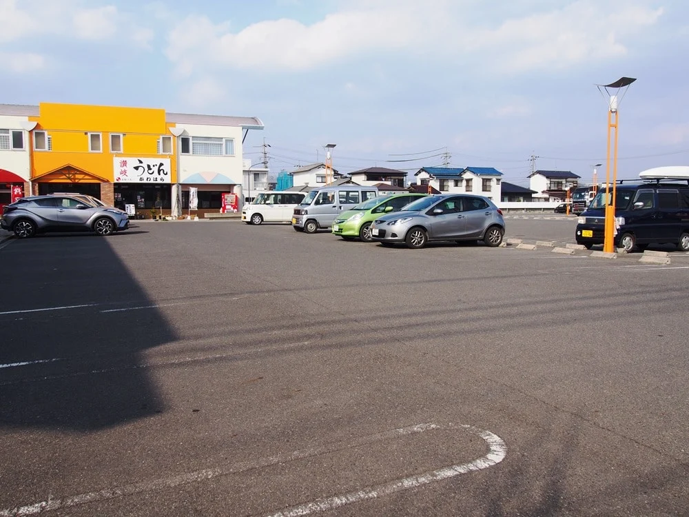 入道雲 駐車場