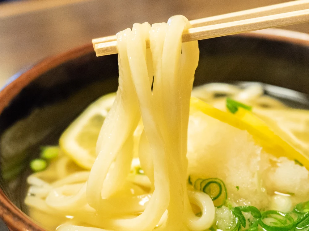 おおにし:瀬戸内レモンおろしうどん(温)