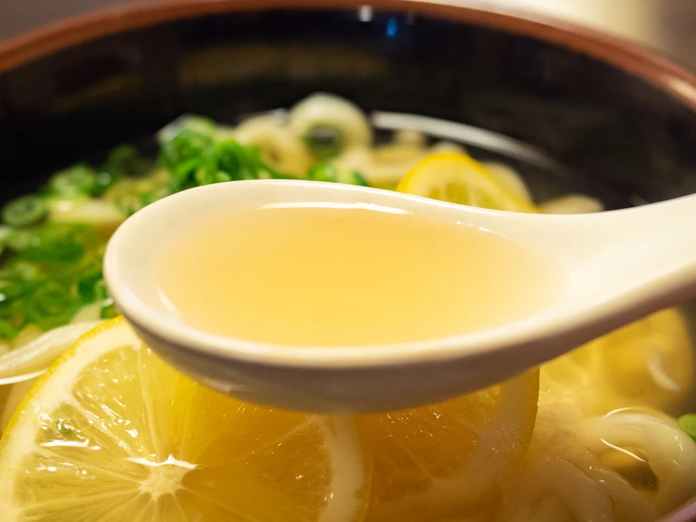 おおにし:瀬戸内レモンおろしうどん(温)