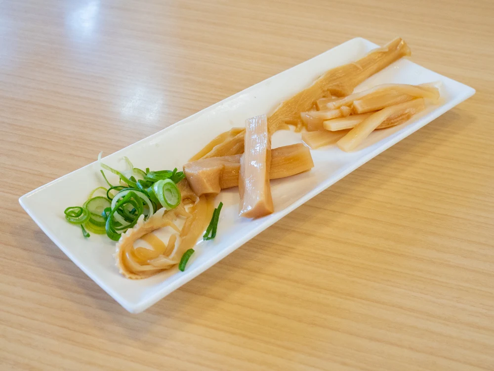 八楽笑：しなちくの味見