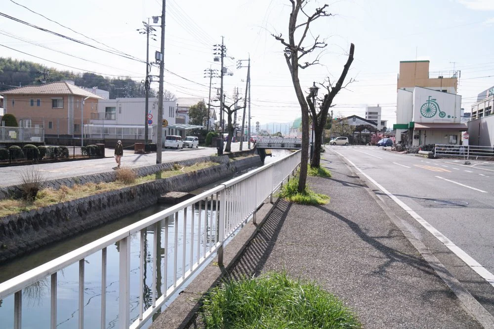 倉敷川沿い