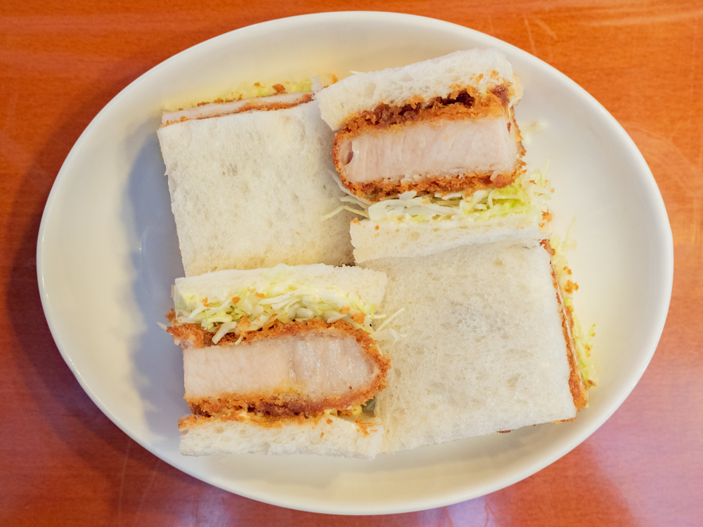 アシェット:カツサンドモーニングのカツサンド