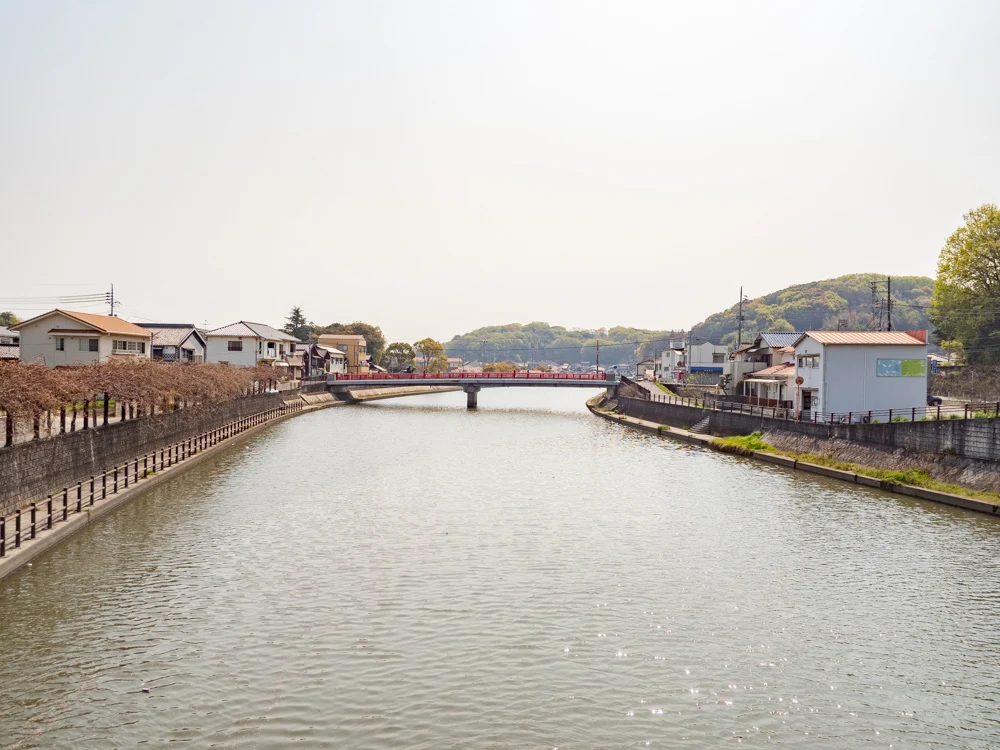 藤戸饅頭本舗:倉敷川