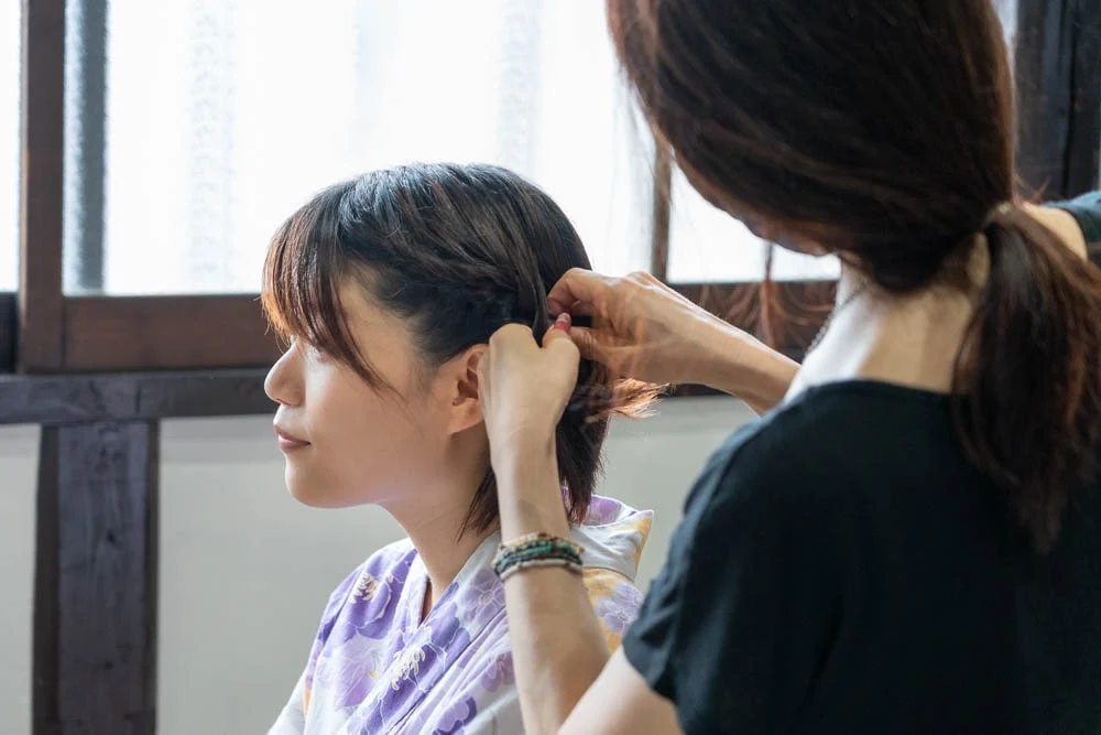 着物浪漫 ヘアセット