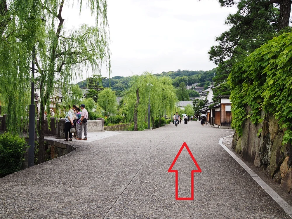 倉敷美観地区 大原美術館前