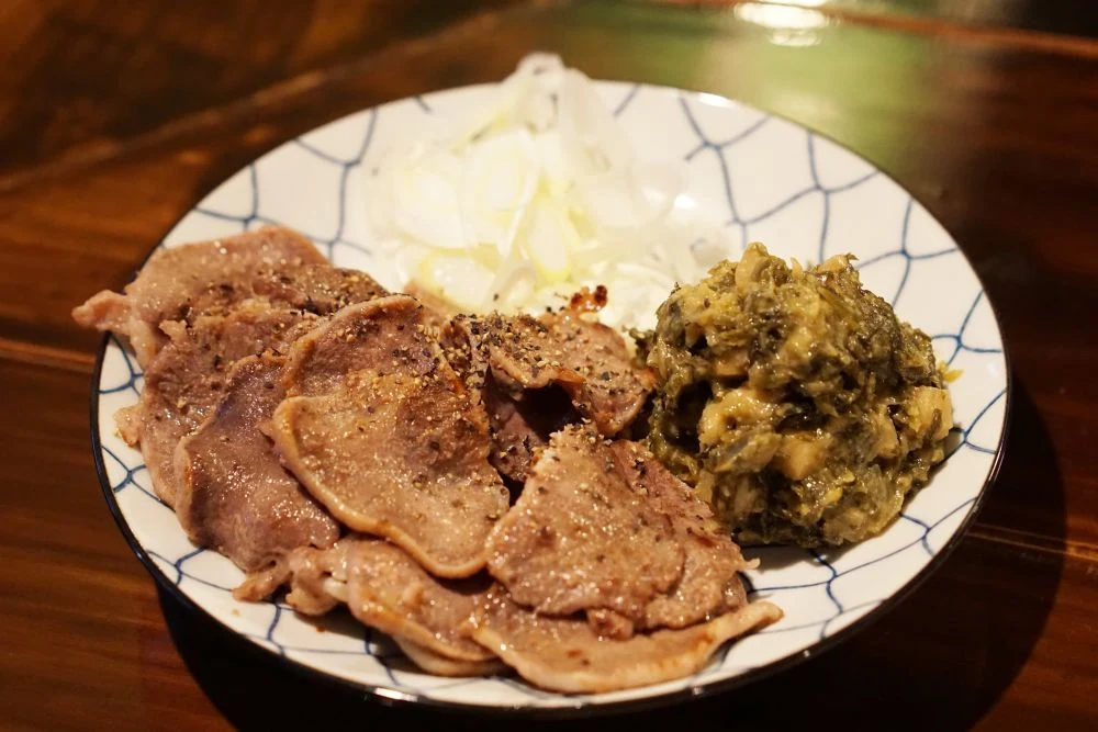 ノラネコ食堂真備店 豚タン焼き