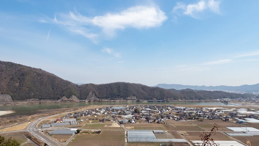 高梁川流域学校:高梁川(総社市秦付近)