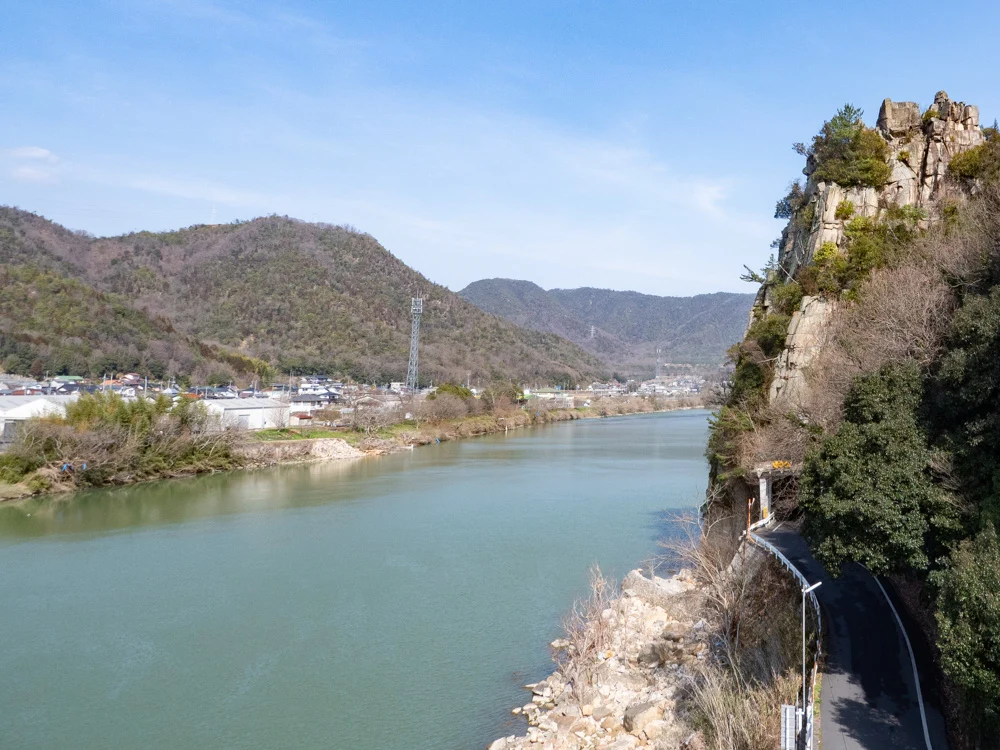 高梁川流域学校:高梁川(総社市福谷付近)