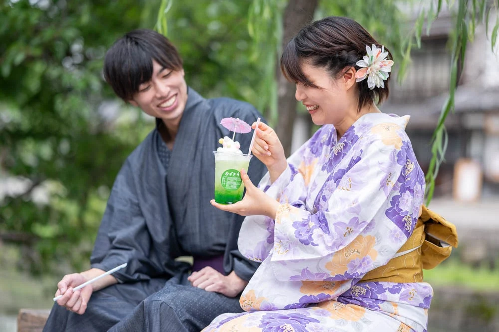 倉敷美観地区浴衣デート おざきや