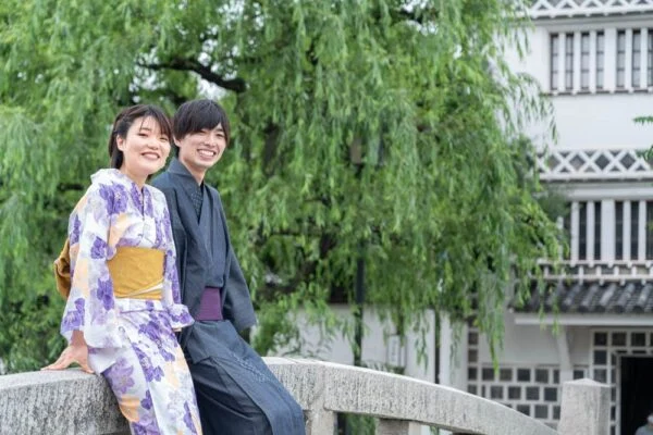 倉敷美観地区を浴衣や着物でデート ～ 町並みに浴衣が映える！和を感じるモデルコース