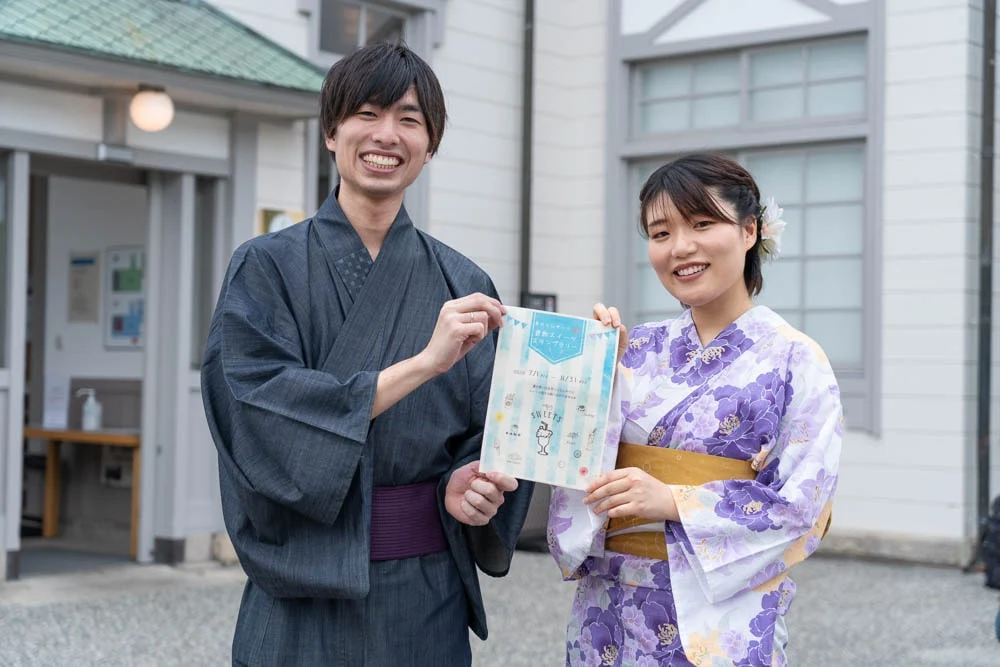 倉敷美観地区浴衣デート 夏のひんや〜り倉敷スイーツ