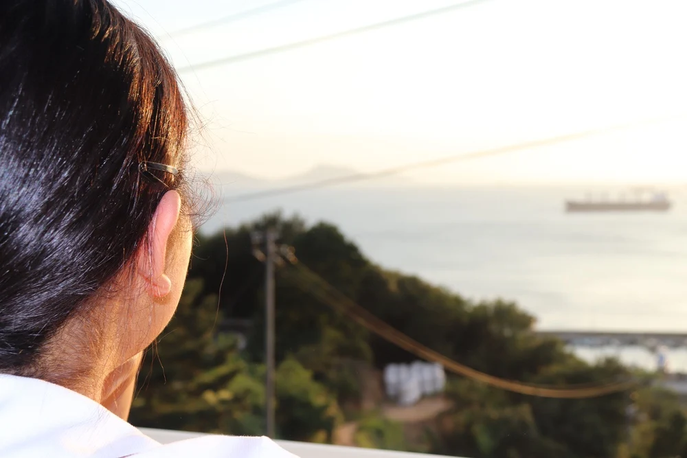 美しい夕日