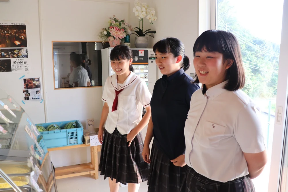いちじくジェラートの試作品完成！