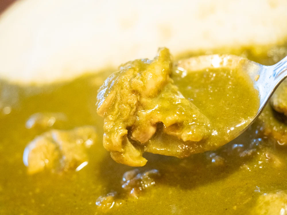 カルダモン:ある日の週替わりカレー サグチキンカレー