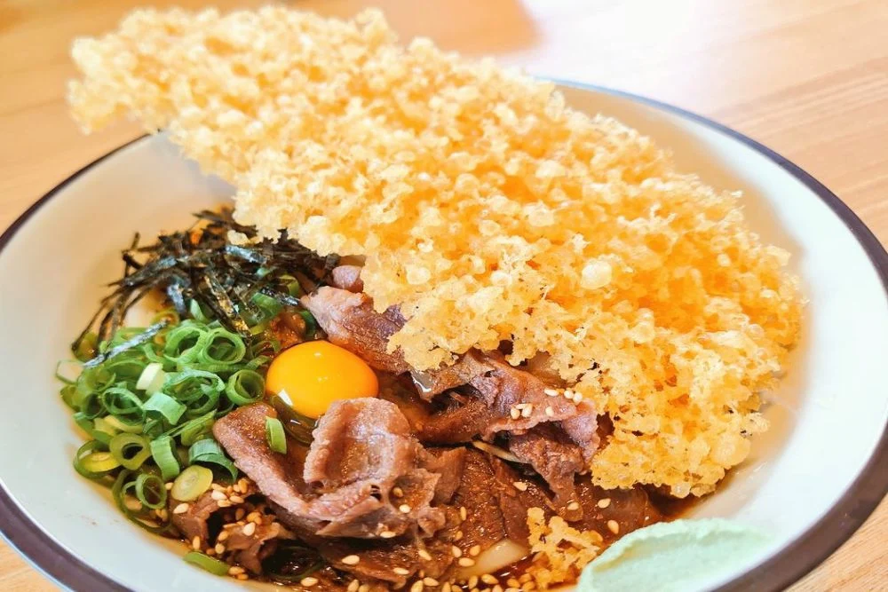 手打ちうどんさるや 肉天ぶっかけうどん(冷)