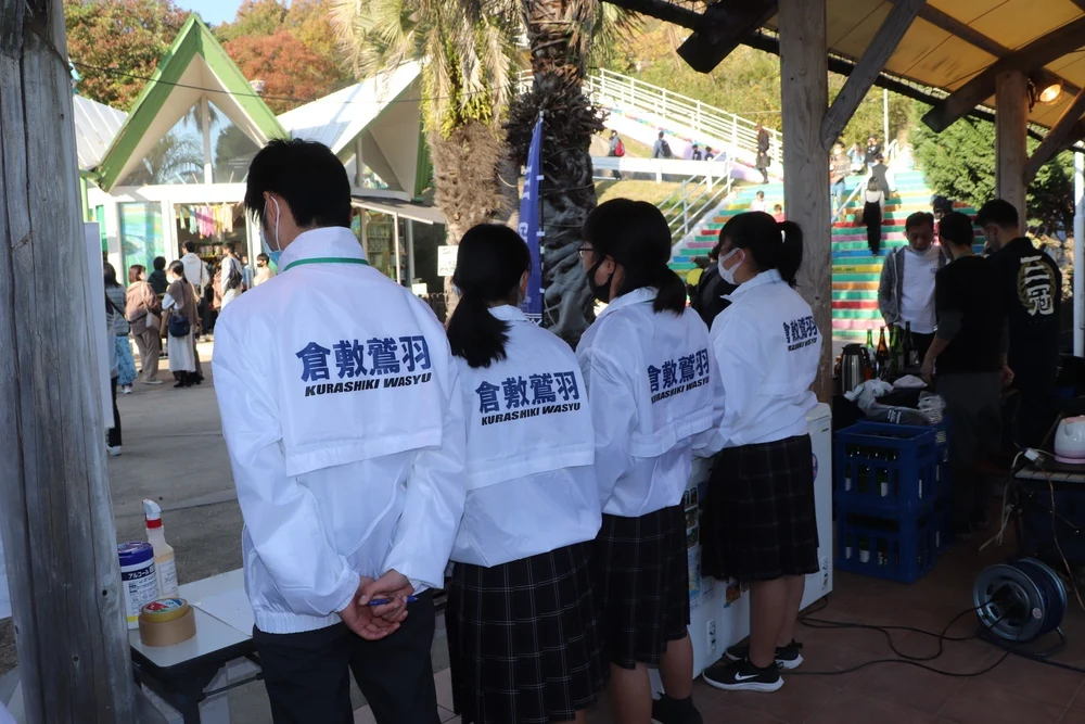 鷲羽山ハイランドでの販売のようす3