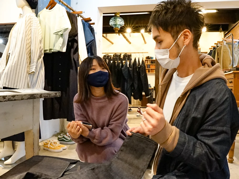 ジーンズソムリエ体験1