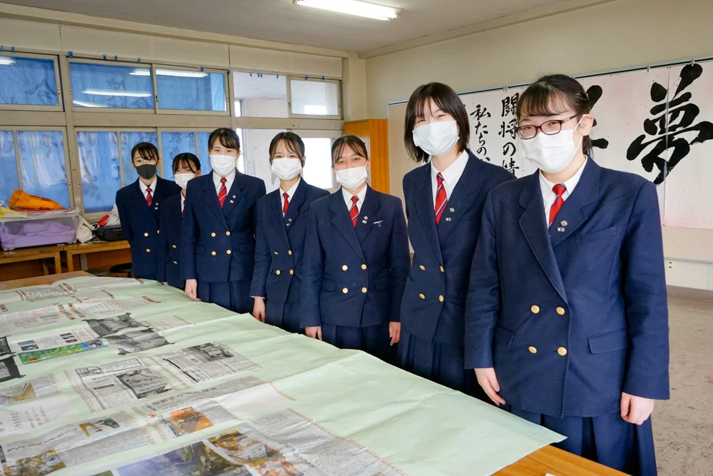 書道部部員達