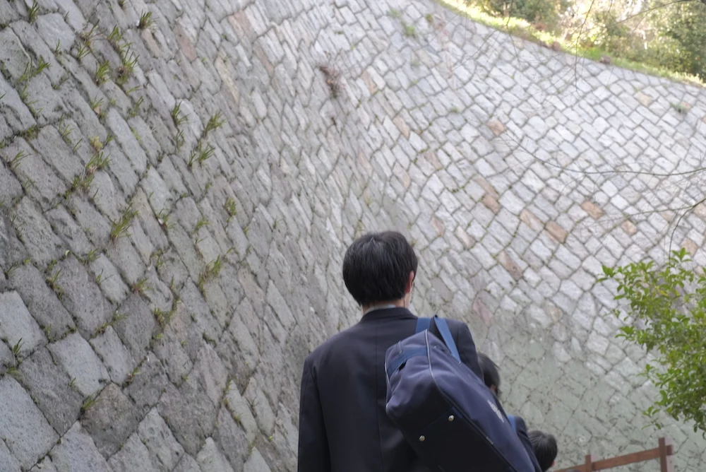 「旧野﨑邸住宅」 石垣
