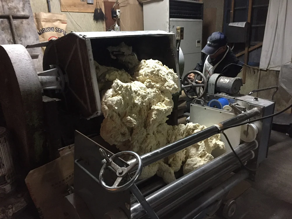 河田賢一製麺工場製造工程