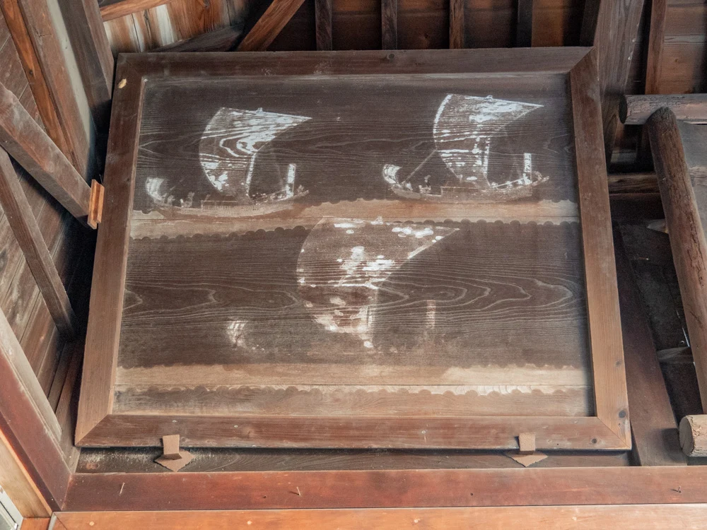 羽黒神社:絵馬堂 船絵馬