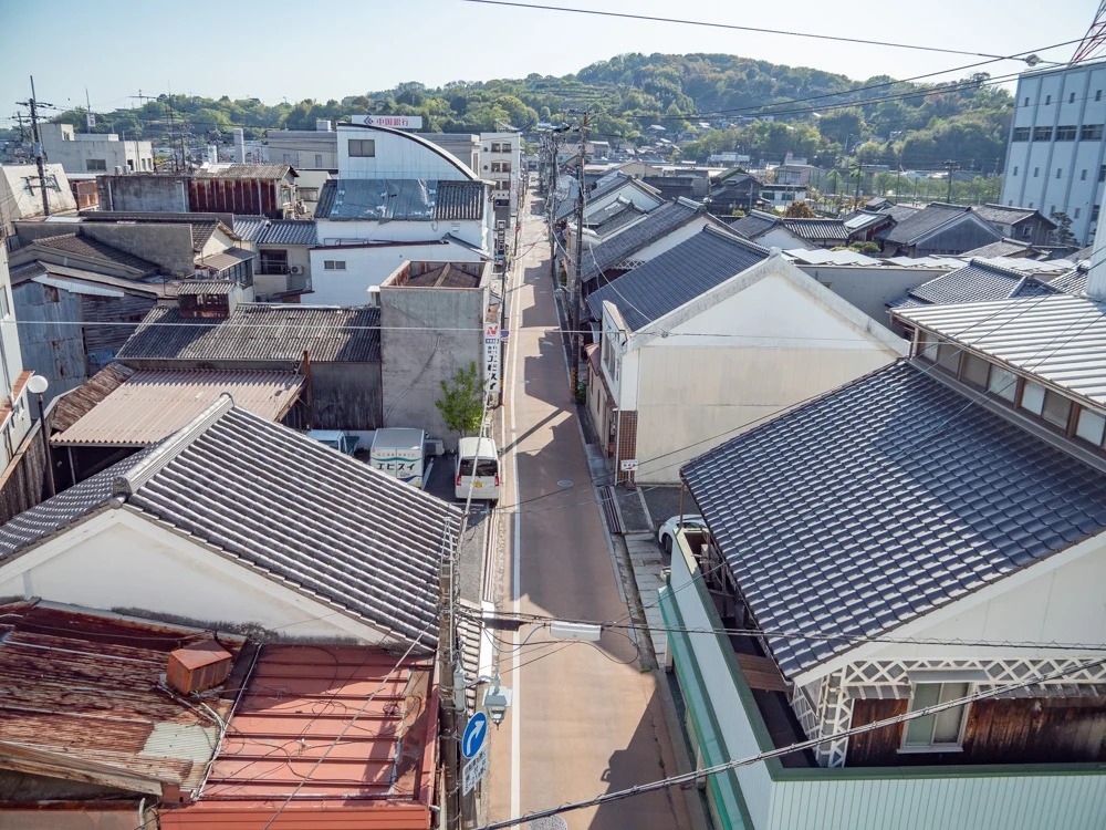 羽黒神社:玉島の町並
