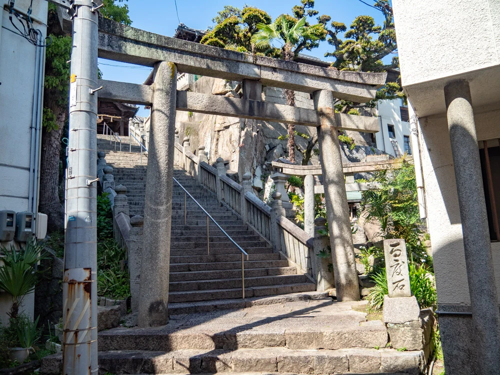 羽黒神社:南参道口